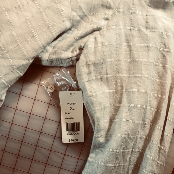 ✅25% off 3, New linen top by Kim Rogers XL - Picture 2 of 8